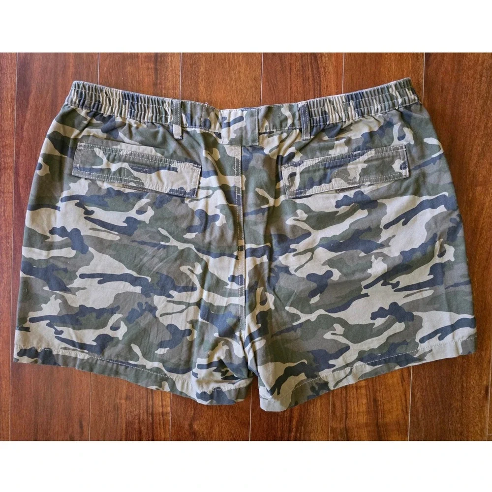 RedHead Brand Co Mens Camo Cargo Shorts Size 44 Grey Green Camouflage 2 Pack